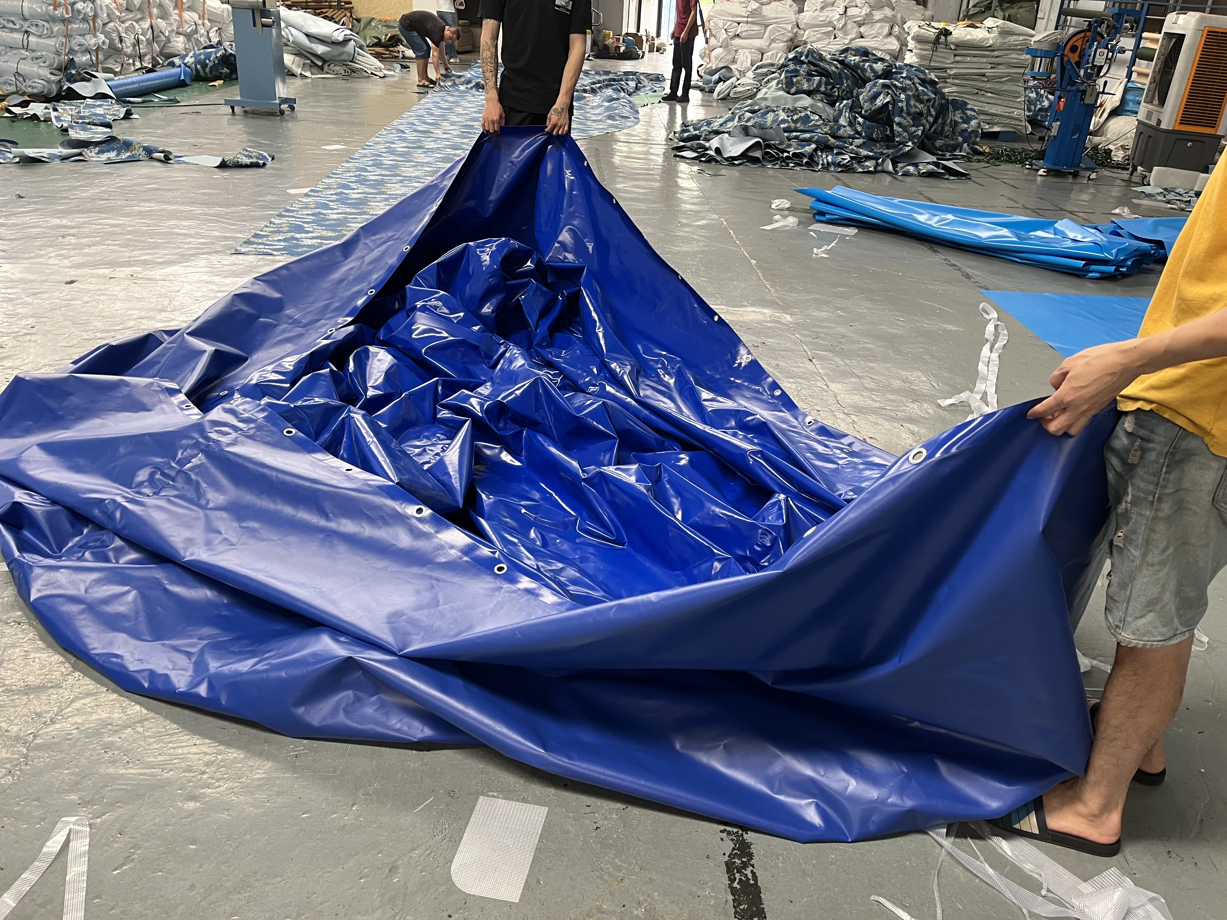 Tarpaulin tank for fish farming tanque de lona de pescado bue, fabricante de tanque de piscicultura de lona, estanque de piscicultura, tanque de lona para piscicultura