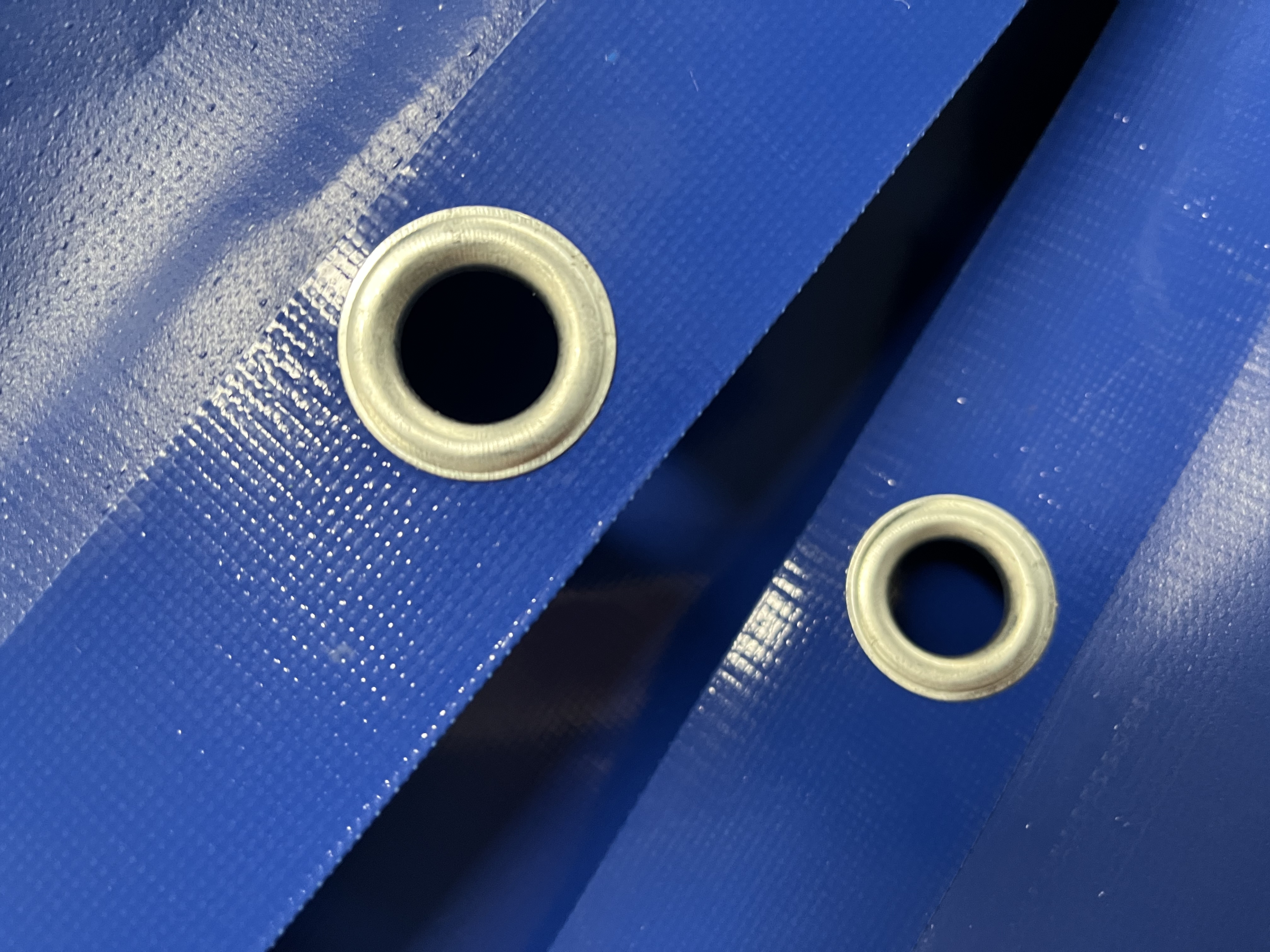 Blue PVC coated tarpaulin Lona recubierta de PVC, tanque de lona para piscicultura, material de tanque de peces, lona ble para tanque de peces, tanque de lona personalizado