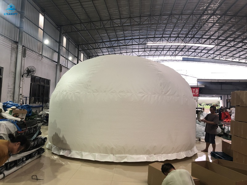 Carpa de cúpula de burbuja inflable de PVC