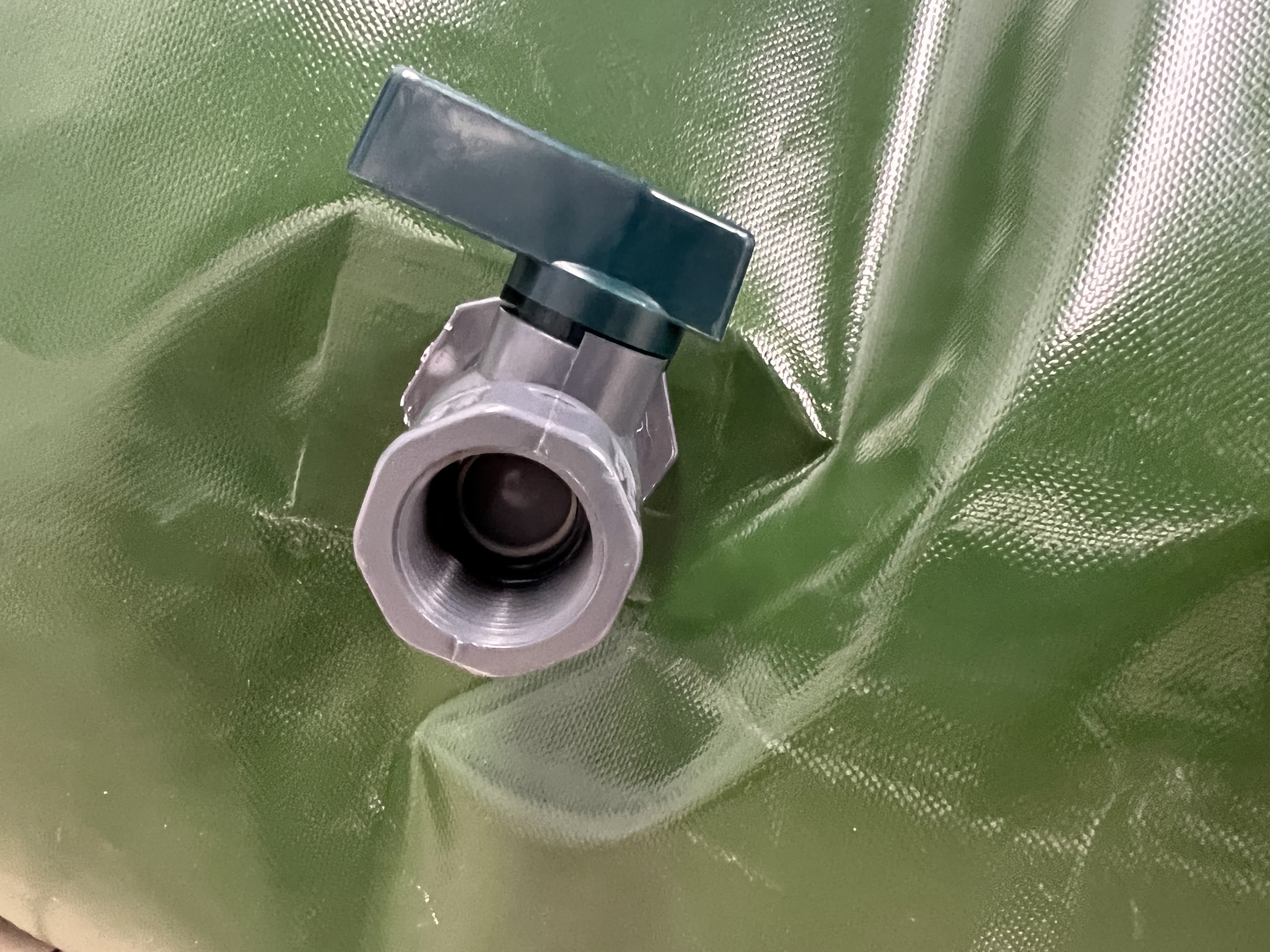 tanque de almohada verde, tanque de lona verde, tanque de almacenamiento de agua verde, tanque de almacenamiento de aceite verde