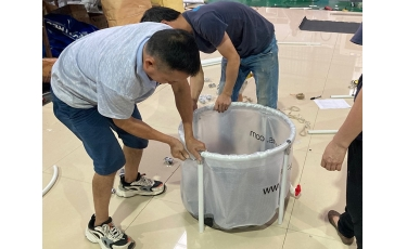 ¿Cómo instalar un tanque de acuicultura de PVC biofloc?