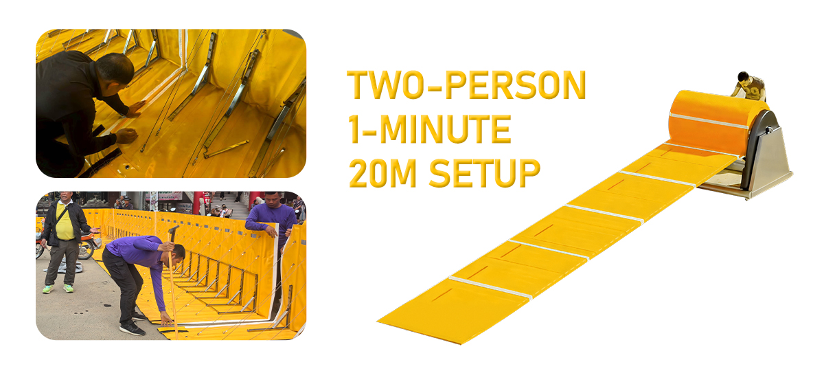 barrera de inundaci&oacute;n, barrera de inundaci&oacute;n inflable para la ciudad, barrera de inundaci&oacute;n de PVC, barrera de inundaci&oacute;n de presa r&aacute;pida, control eficiente de inundaciones