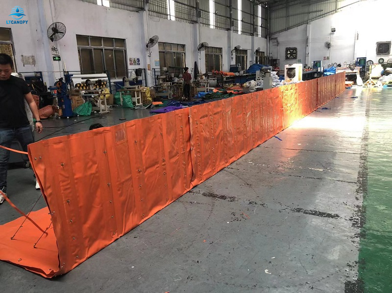 Sistema de barrera de protección contra inundaciones