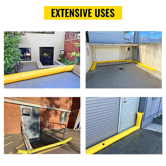 barrera de agua para inundaciones, tubos de desv&iacute;o de agua de PVC, protecci&oacute;n contra inundaciones, barrera contra inundaciones llena de agua, tubo contra inundaciones, barrera contra inundaciones, presa de puerta,