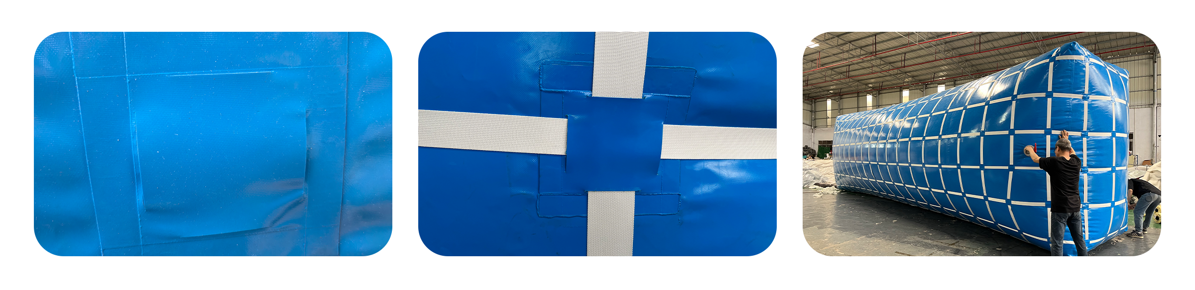 Vejiga de agua de gran capacidad, vejiga de agua pesada, vejiga de agua plegable, vejiga de agua de PVC, bolsa de almacenamiento de agua de emergencia