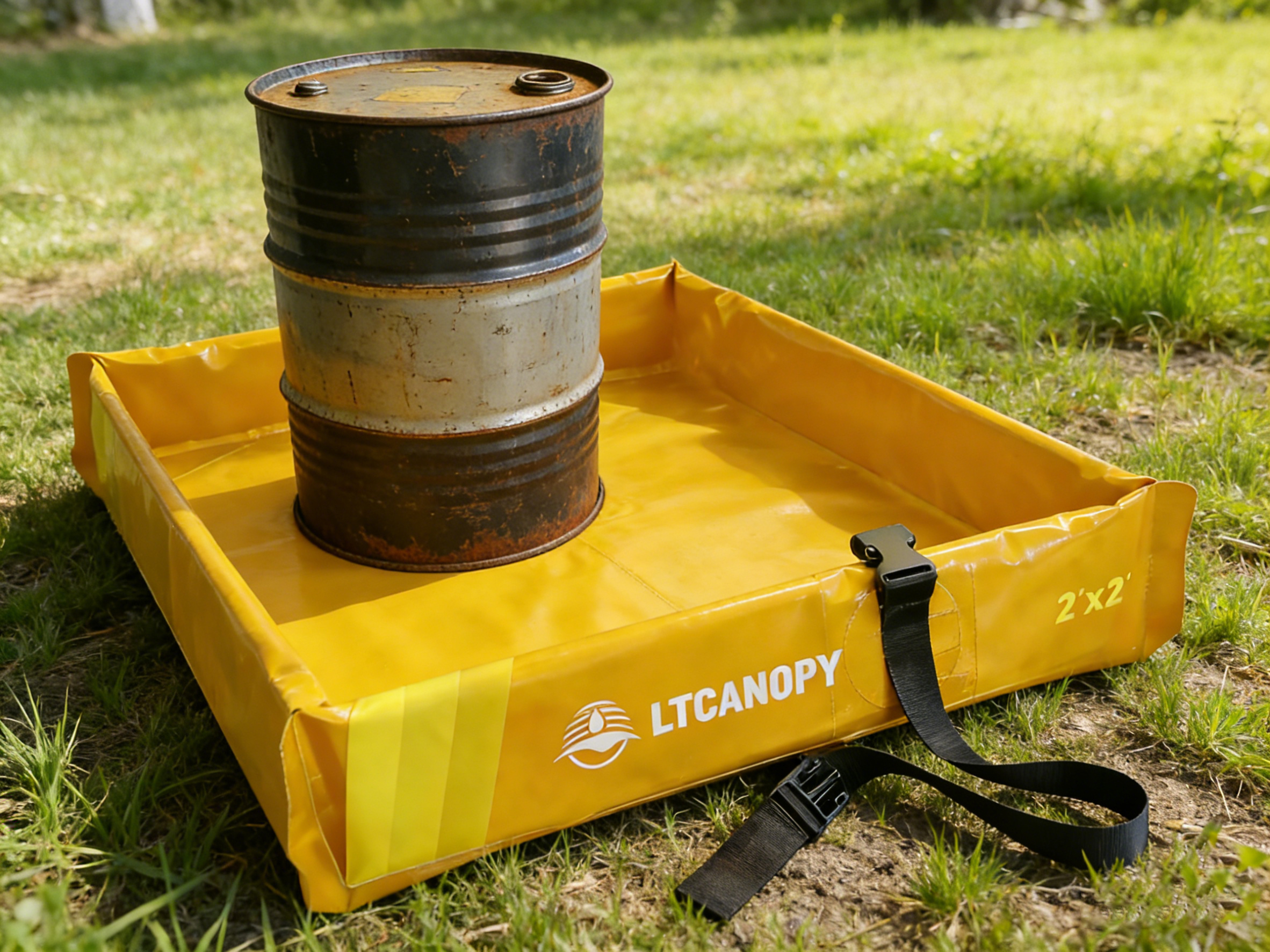 Berma plegable de contenci&oacute;n de derrames de estanque de patos, contenci&oacute;n secundaria, tanques delimitados, tanque de contenci&oacute;n de aceite, tanque de contenci&oacute;n de derrames