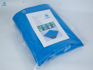 Lona de PVC azul claro disponible en tamaño 4X4 pies