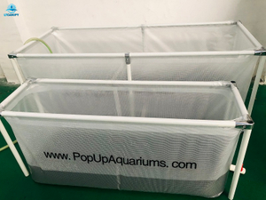 Estanque de peces plegable de PVC para tamaño personalizado