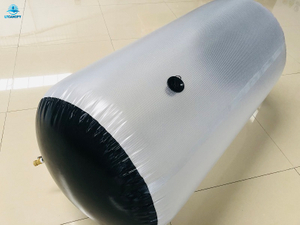 Tanque de bolsa de aire inflable de lona de red transparente de PVC
