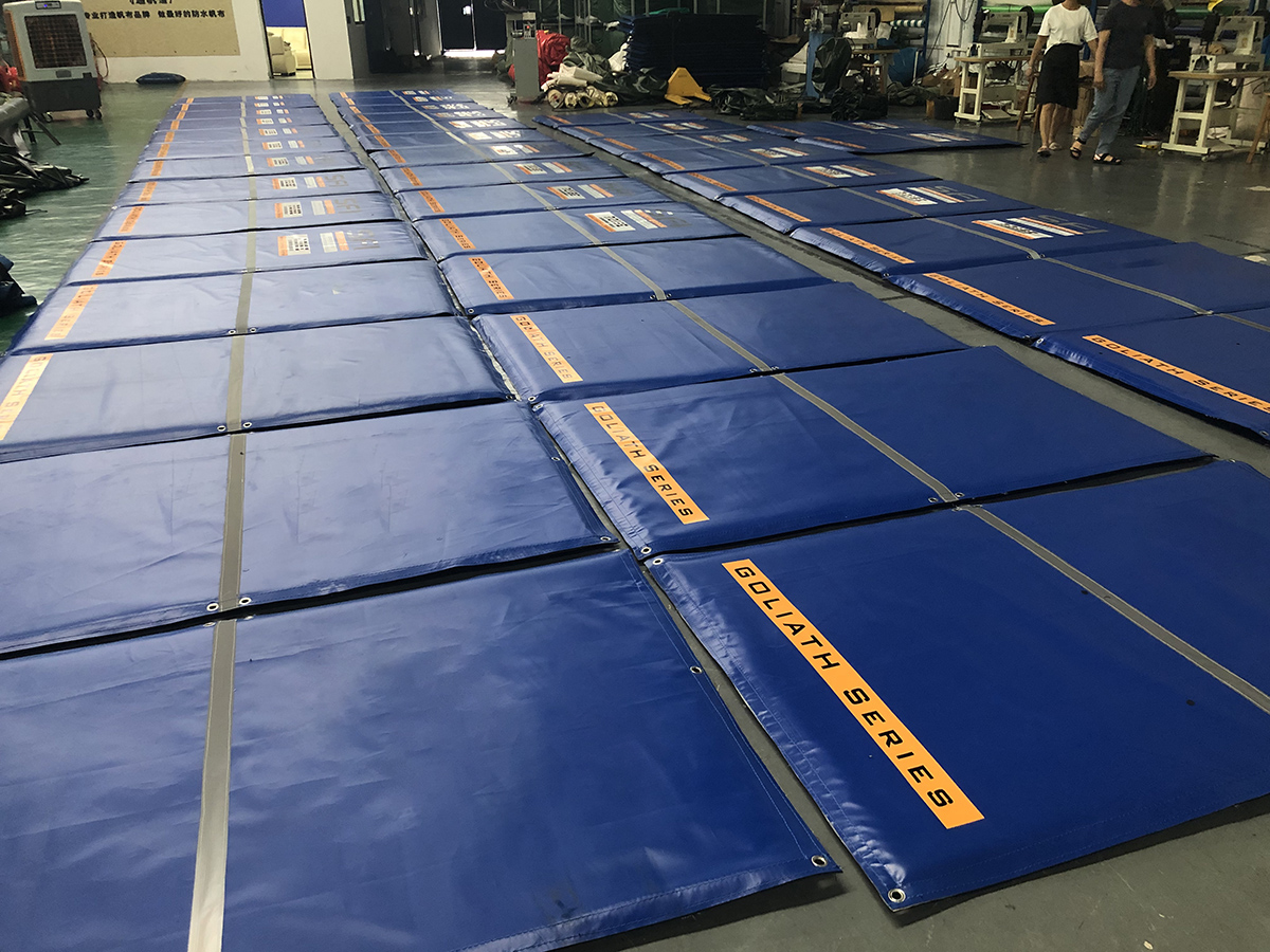 Cortina ac&uacute;stica industrial, barrera de sonido, manta insonorizada, barrera de reducci&oacute;n de ruido