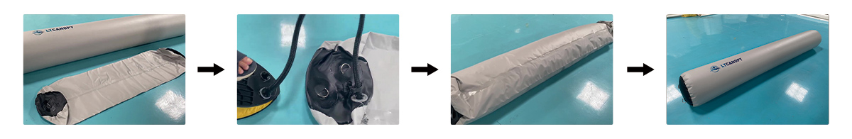 Fender marino inflable, airbag de acoplamiento de barcos, airbag de acoplamiento de barcos, airbag de acoplamiento de barcos, guardabarros inflables para yates / botes