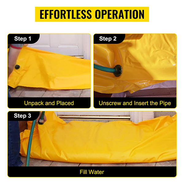 barrera de agua para inundaciones, tubos de desv&iacute;o de agua de PVC, protecci&oacute;n contra inundaciones, barrera contra inundaciones llena de agua, tubo contra inundaciones, barrera contra inundaciones, presa de puerta,