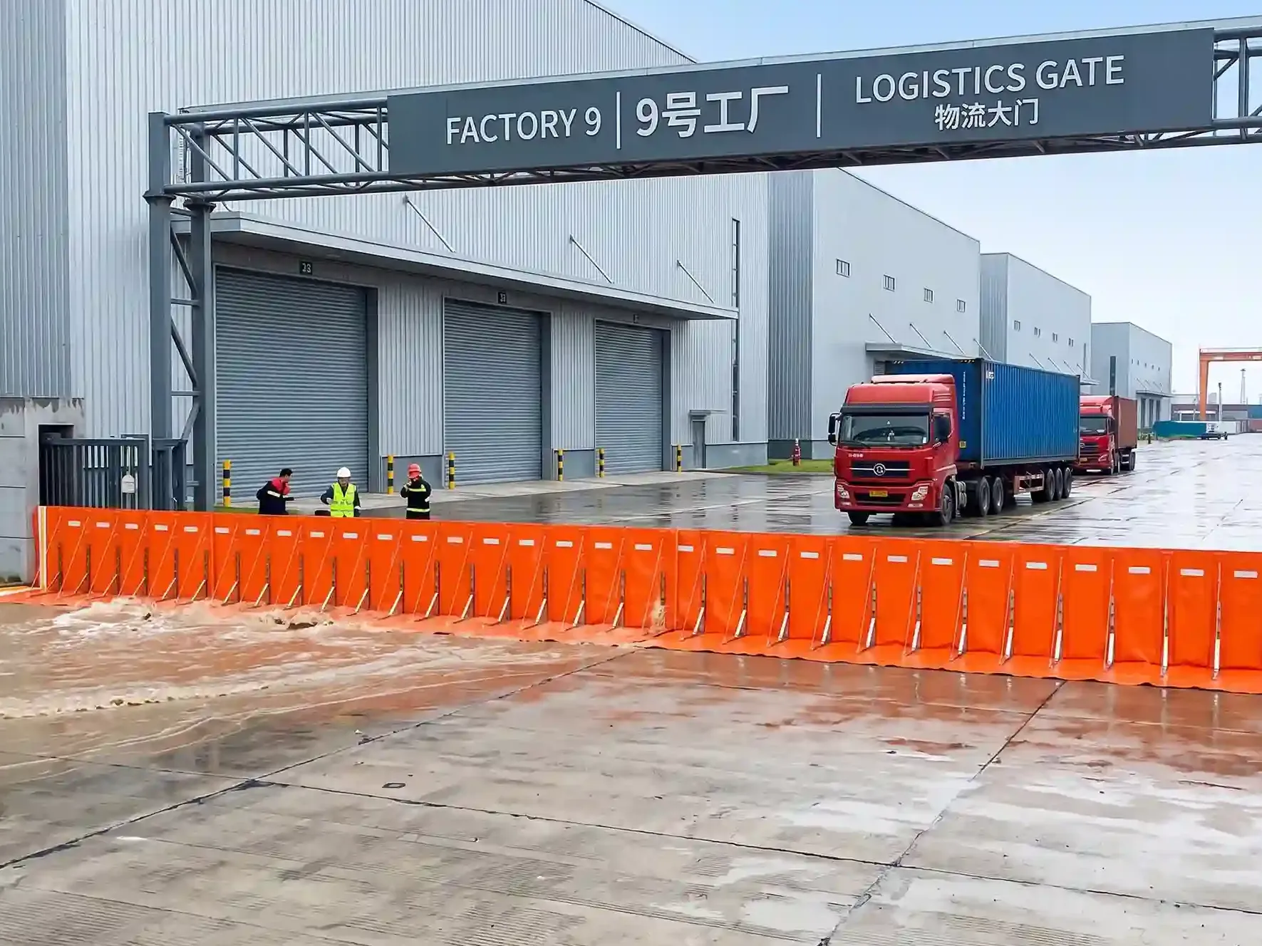 Sistema universal de barrera contra inundaciones | Control de inundaciones modular para todos los escenarios