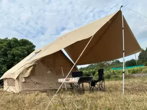 Tienda de campamento de acampada fácil de acampar de gran espacio inflable