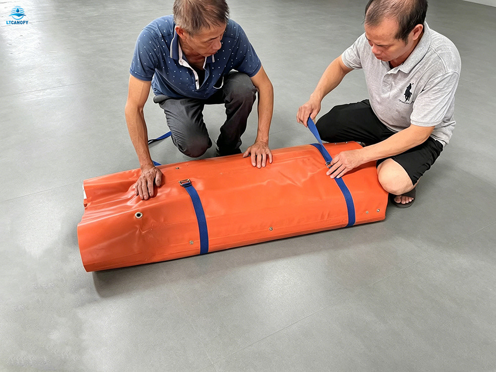 Barrera contra inundaciones estilo valla modular portátil para protección contra inundaciones