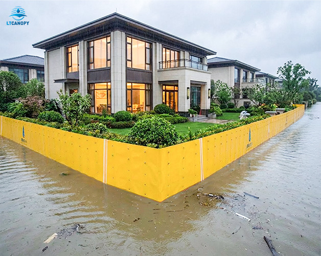 Barrera contra inundaciones tipo valla: solución profesional de protección temporal contra inundaciones