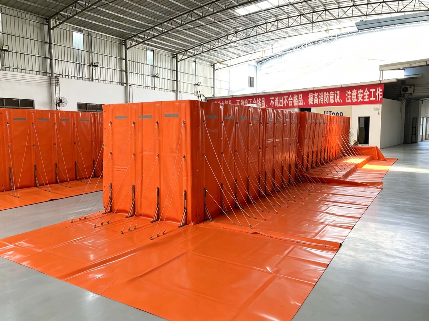 Personalizar la barrera temporal de muro contra inundaciones