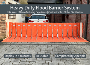 Sistema universal de barrera contra inundaciones | Control de inundaciones modular para todos los escenarios