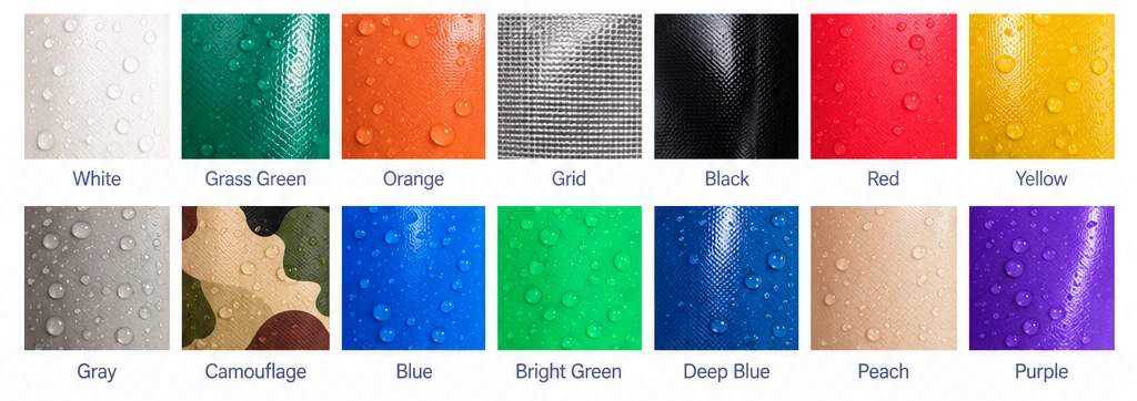Opciones de color de tela para airbag de inundaci&oacute;n de autom&oacute;vil